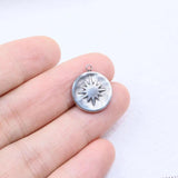 5pcs Stainless Steel High Star Charms Pendant DIY Women Accessory - 2 Colors