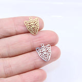 10pcs StainlessSteel Leopard Charm Pendant DIY Necklace Bracelets