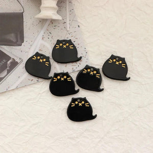 10Pcs Acrylic Cartoon Cat Charms For Earrings DIY Jewelry Making