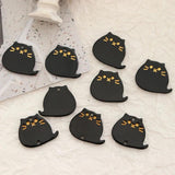 10Pcs Acrylic Cartoon Cat Charms For Earrings DIY Jewelry Making
