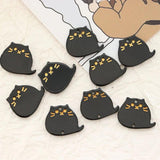 10Pcs Acrylic Cartoon Cat Charms For Earrings DIY Jewelry Making