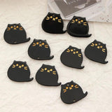 10Pcs Acrylic Cartoon Cat Charms For Earrings DIY Jewelry Making
