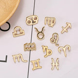 12pcs 12 Constellation Charm for Women Zodiac Jewelry Chokers Making Gift