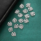 20pcs Tree of Life Stainless Steel Charms Vintage Pendant for Jewelry Making