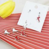 20Pcs Skates Enamel Charms Pendant Metal Drop Oil Dangles DIY Jewelry Bracelet