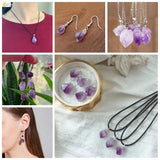Raw Stone Pendant Quartzs Crystals Agat Gems Pendants