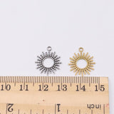 5pcs 15mm Casting Stainless Steel Sun Charms Pendant DIY Unfading