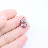 5pcs 15mm Casting Stainless Steel Sun Charms Pendant DIY Unfading