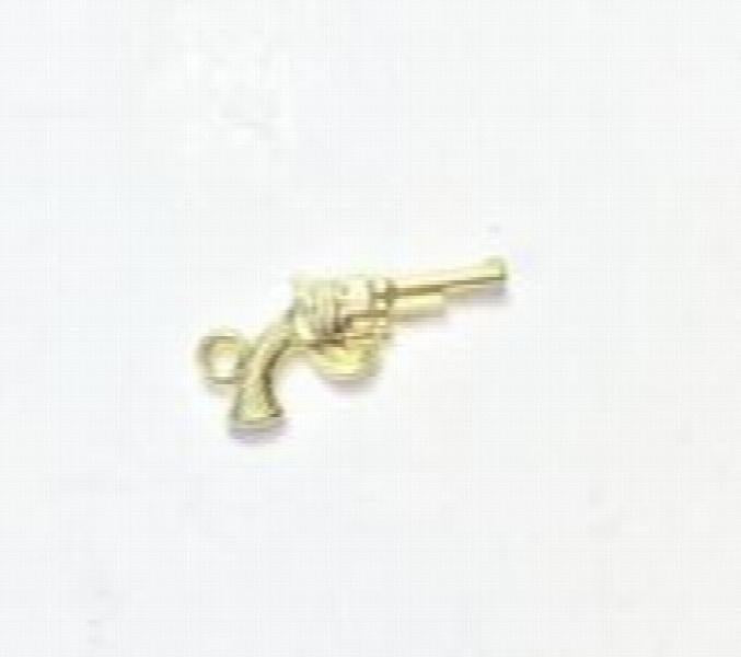20pcs Mini Gun Charms Zinc Alloy Jewelry DIY 2 Colors