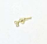 20pcs Mini Gun Charms Zinc Alloy Jewelry DIY 2 Colors