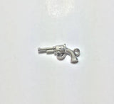 20pcs Mini Gun Charms Zinc Alloy Jewelry DIY 2 Colors