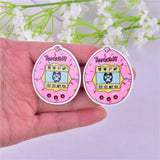 10pcs Oval Pets Toys Arcylic Pendant for DIY Jewelry Making