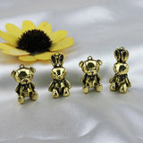 10pcs Antique Plated Bear rabbit Charms Pendant for Bracelet Necklace DIY