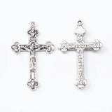 20 Retro Metal Zinc Alloy Cross Pendant DIY Jewelry Making 7258