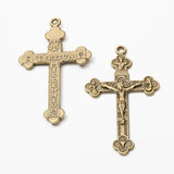 20 Retro Metal Zinc Alloy Cross Pendant DIY Jewelry Making 7258