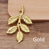 20pcs 32x50mm Leaf Charms Pendants for Jewelry Making DIY