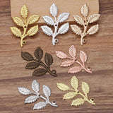 20pcs 32x50mm Leaf Charms Pendants for Jewelry Making DIY