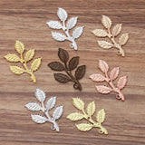 20pcs 32x50mm Leaf Charms Pendants for Jewelry Making DIY