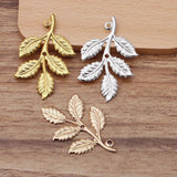 20pcs 32x50mm Leaf Charms Pendants for Jewelry Making DIY