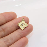 5pcs 15mm Stainless Steel Devil Eye Star Charms Pendant DIY Jewelry 2 Colors