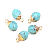 Gem Stone Pendants Faceted Crystal Agates Tiger Eye Charms