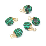 Gem Stone Pendants Faceted Crystal Agates Tiger Eye Charms