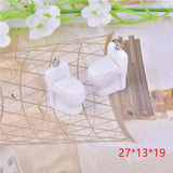 10pcs Funny 3D Toilet Water Dispenser Bathtub Resin Charms DIY Jewelry Making