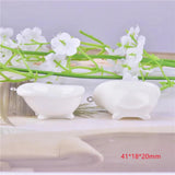 10pcs Funny 3D Toilet Water Dispenser Bathtub Resin Charms DIY Jewelry Making