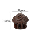 10pcs 3D Mini Cupcake Resin Charms for DIY Jewelry Making