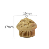 10pcs 3D Mini Cupcake Resin Charms for DIY Jewelry Making