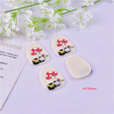 10pcs Cat Mushroom Acrylic Charms for DIY Jewelry Making