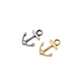 5pcs Stainless Steel High Anchor Charms Pendant DIY Necklace Earrings Bracelets