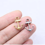 5pcs Stainless Steel High Anchor Charms Pendant DIY Necklace Earrings Bracelets