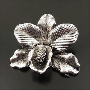 6pcs Orchid Pendant Apricot Flower Shaped Charm Pendants DIY Findings