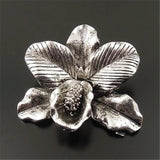 6pcs Orchid Pendant Apricot Flower Shaped Charm Pendants DIY Findings