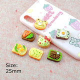 10pcs Cake Food Charms for Jewelry Making