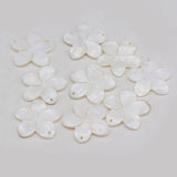 4Pcs Shell Pendant Flower Charms DIY Jewelry Making Women