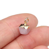 5pcs/lot Natural Stone Small Pendant Charms for Jewelry Making DIY