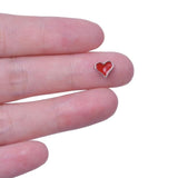 Crystal Puzzle Rainbow Heart Floating Charms Angel Wing Love Breloque