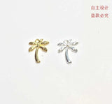 15*12mm Coco Nut Palm Tree Charms Pendant 20pcs/bag DIY Jewelry 2 Colors