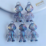 10pcs Resin 3D Spaceman Astronauts Pendant Charms For Jewelry Making