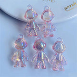 10pcs Resin 3D Spaceman Astronauts Pendant Charms For Jewelry Making