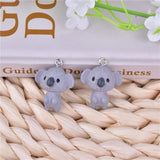 10pcs 3D Koala Resin Charms for DIY Bracelet Earring Keychain
