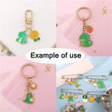 16PCS Enamel Dinosaur Charms Mixed Pendants Earrings Necklace Jewelry Making