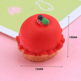10Pcs Cake Resin Charms Pendant for DIY Jewelry Making