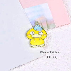 10pcs Alloy Dripping Oil Pendant Earrings Charm DIY Accessories