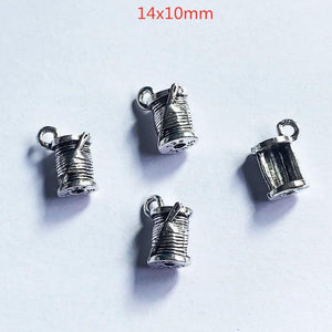 30pcs Needle & Thread Sewing Charms Pendants for Earrings DIY Jewelry Making