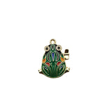 10pcs Enamel Charms Sewing Machine Frog Paper Boat DIY Pendants