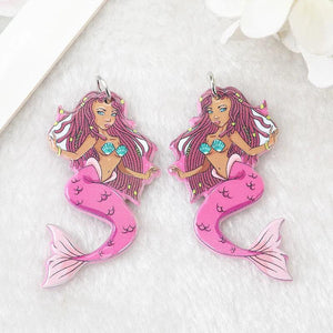 10Pcs Middle Finger Acrylic Charms for DIY Jewelry Making