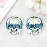 10Pcs Middle Finger Acrylic Charms for DIY Jewelry Making